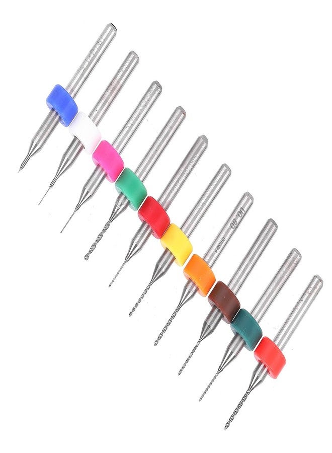 REES52 10PCS Mixed 0.1mm 0.2mm 0.3mm 0.4mm 0.5mm 0.6mm 0.7mm 0.8mm 0.9mm 1.0mm 3D Printer Nozzle Cleaning Drill Bits Kit fit MK7 MK8 Print Nozzle - Image 2